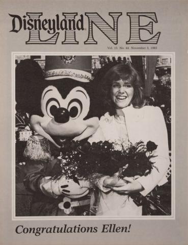 Disneyland Line Vol. 15 No. 44 Newsletter (November 1983) - ID: jun22551 Disneyana