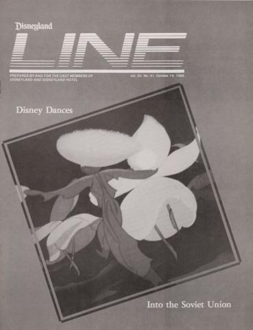 Disneyland Line Vol. 20 No. 41 Newsletter (October 1988) - ID: jun22559 Disneyana