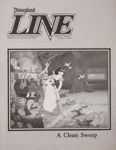 Disneyland Line Vol. 21 No. 7 Newsletter (February 1989) - ID: jun22561 Disneyana