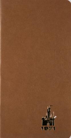 Disneyland Cast Member Almanac and Day Planner (1971) - ID: jun22698 Disneyana