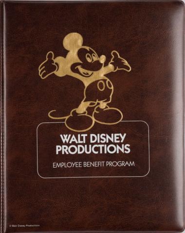 Walt Disney Productions Employee Benefit Program Booklet (c.1980s) - ID: jun22703 Disneyana