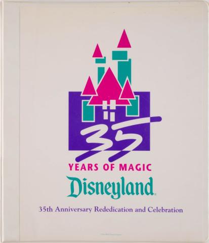 Disneyland Escort Staff Training Manual for 35 Years of Magic Celebration (1990) - ID: jun22704 Disneyana