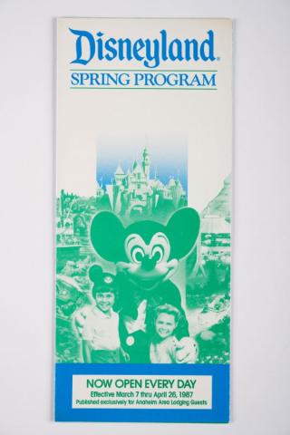 Star Tours Promotional Disneyland Program Guidebook (Spring 1987) - ID: jun22735 Disneyana