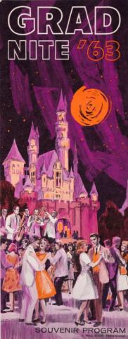 Disneyland Grad Nite Souvenir Program (1963) - ID: jun22736 Disneyana