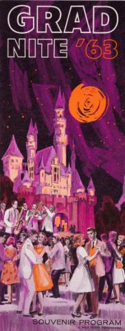 Disneyland Grad Nite Souvenir Program (1963) - ID: jun22737 Disneyana