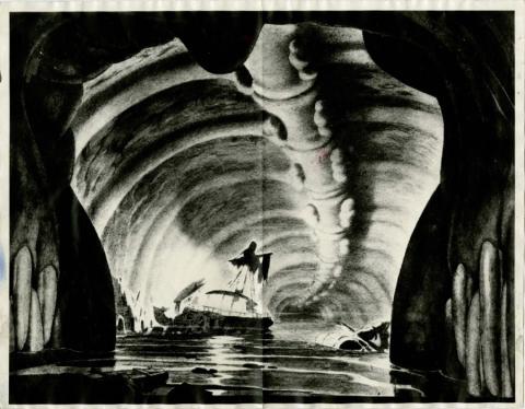 Pinocchio Studio Production Photostat Concept Reference Print (1940) - ID: jun22773 Walt Disney