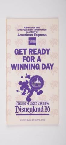 Disneyland Looks Like We Started Something Guidebook (March 31-April 4, 1986) - ID: jun22782 Disneyana