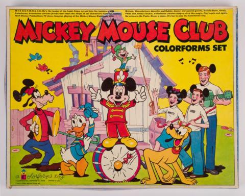 Mickey Mouse Club Colorforms Set (c.1960s) - ID: jun23072 Disneyana