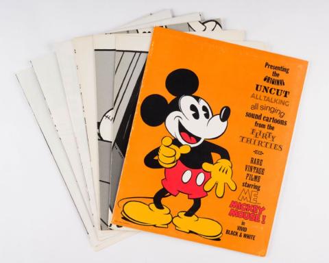 1974 Mickey Mouse Flirty Thirties Collection of (6) Promotional Posters and Packet - ID: mar23161 Walt Disney