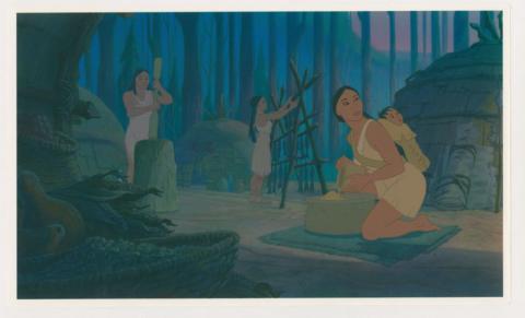 Pocahontas Village Color Reference Image Studio Print (1995) - ID: mar23165 Walt Disney