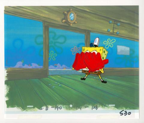 Spongebob Squarepants Karate Choppers Production Cel (1999) - ID: mar23203 Nickelodeon