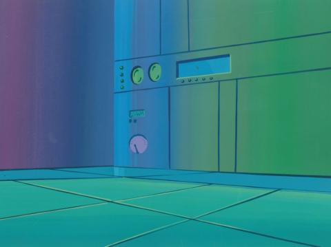 Super Friends Elevator to Nowhere Production Background (1980) - ID: mar23219 Hanna Barbera