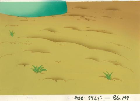 Smurfs Hand-Painted Production Background (1984) - ID: mar23488 Hanna Barbera