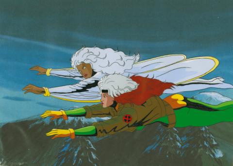 X-Men "Whatever It Takes" Storm & Rogue Production Cel (1993) - ID: mar24009 Marvel