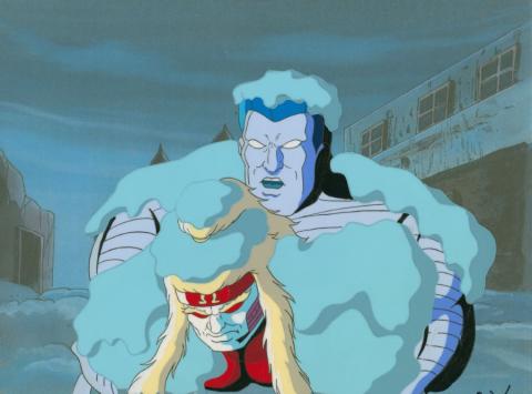 X-Men "Red Dawn" Colossus & Omega Red Production Cel (1993) - ID: mar24026 Marvel