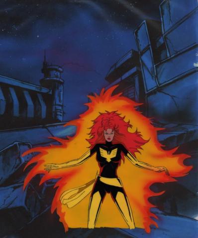 X-Men "The Dark Phoenix Saga, Part 3: The Dark Phoenix" Production Cel (1994) - ID: mar24074 Marvel