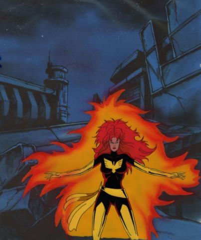 X-Men "The Dark Phoenix Saga, Part 3: The Dark Phoenix" Production Cel (1994) - ID: mar24075 Marvel
