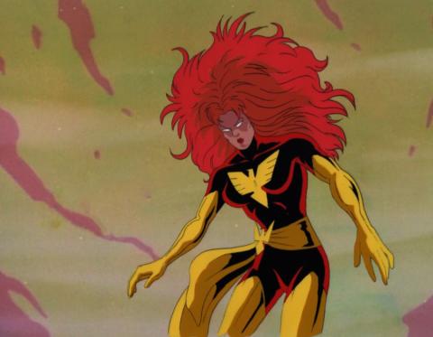 X-Men "The Dark Phoenix Saga, Part 3: The Dark Phoenix" Production Cel (1994) - ID: mar24076 Marvel