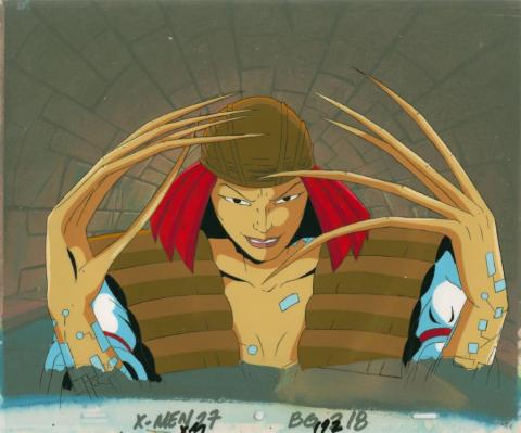 X-Men "Out of the Past, Part One" Lady Deathstrike Production Cel (1994) - ID: mar24080 Marvel