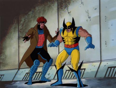 X-Men "Captive Hearts" Wolverine & Gambit Production Cel (1993) - ID: mar24130 Marvel