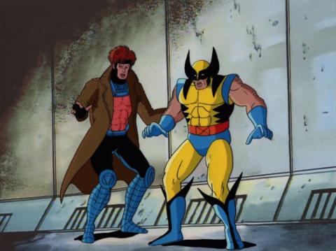 X-Men "Captive Hearts" Gambit & Wolverine Production Cel (1993) - ID: mar24131 Marvel