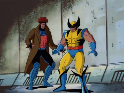 X-Men "Captive Hearts" Gambit & Wolverine Production Cel (1993) - ID: mar24132 Marvel