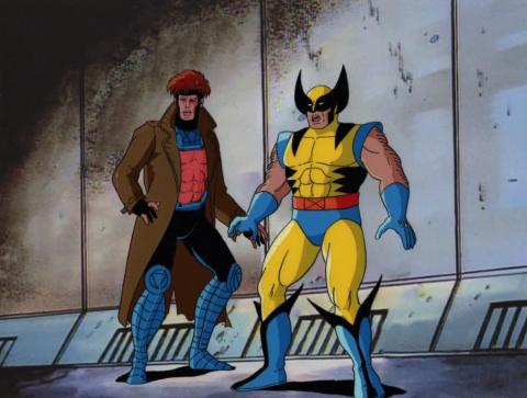 X-Men "Captive Hearts" Gambit & Wolverine Production Cel (1993) - ID: mar24133 Marvel