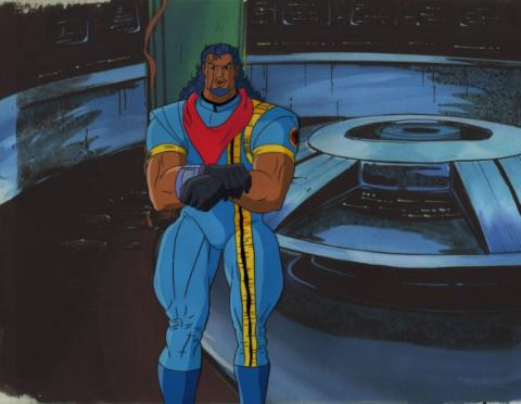 X-Men "Days of Future Past, Part One" Bishop Production Cel (1993) - ID: mar24143 Marvel