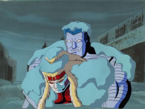 X-Men "Red Dawn" Colossus & Omega Red Production Cel (1993) - ID: mar24145 Marvel