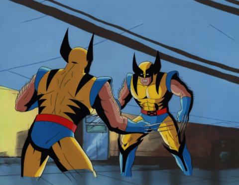 X-Men "Till Death Do Us Part, Part 2" Wolverine vs. Morph Production Cel (1993) - ID: mar24170 Marvel