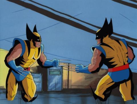 X-Men "Till Death Do Us Part, Part 2" Wolverine vs. Morph Production Cel (1993) - ID: mar24172 Marvel