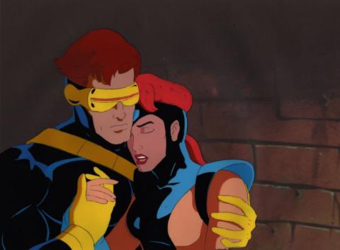 X-Men "Out of the Past, Part Two" Jean Grey and Cyclops Production Cel (1994) - ID: mar24184 Marvel