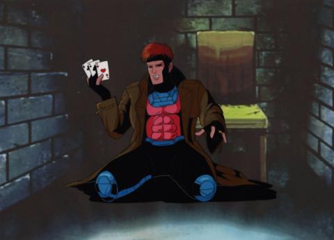 X-Men "X-Ternally Yours" Gambit Production Cel (1993) - ID: mar24199 Marvel