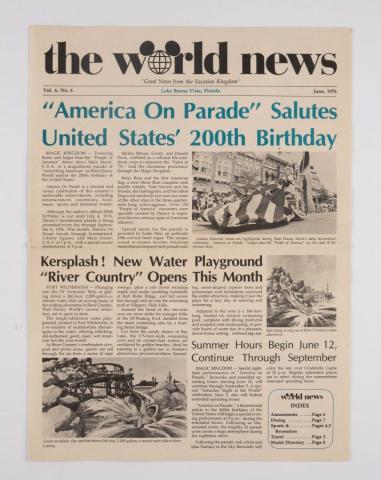 Marty Sklar The World News Newsletter 1976 - ID: may22060 Disneyana