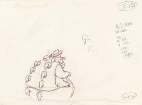 Treasure Planet Zoff Production Drawing - ID: may22223 Walt Disney