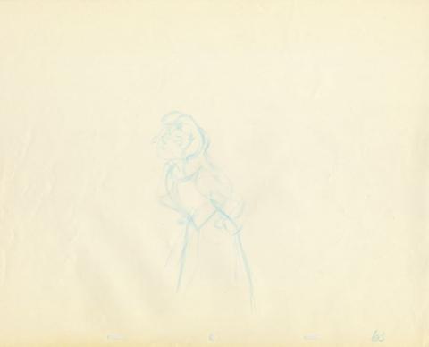 The Black Cauldron Princess Eilonwy Production Drawing (1985) - ID: may22293 Walt Disney