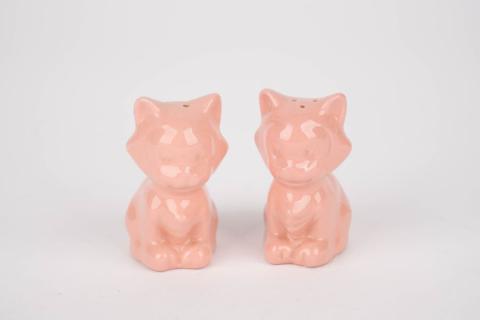 Pinocchio Figaro Ceramic Salt & Pepper Shakers (c.1940s) - ID: may22421 Disneyana