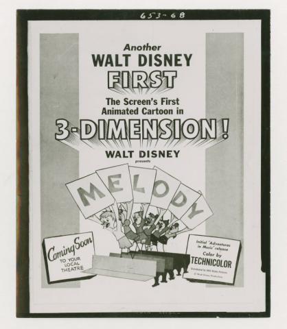 Melody Time Advertisement Studio Press Photograph (1953) - ID: may23042 Disneyana