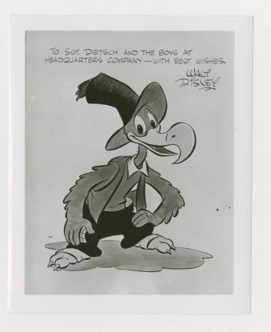 Br'er Buzzard Marine Corps Disney Wartime Press Photograph (1947) - ID: may23045 Disneyana