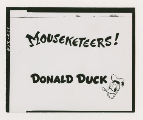 Donald Duck Mousketeers Press Photograph (1956) - ID: may23047 Disneyana