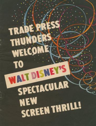 1944 Disney the Three Caballeros Theater Press Booklet  - ID: may23086 Walt Disney