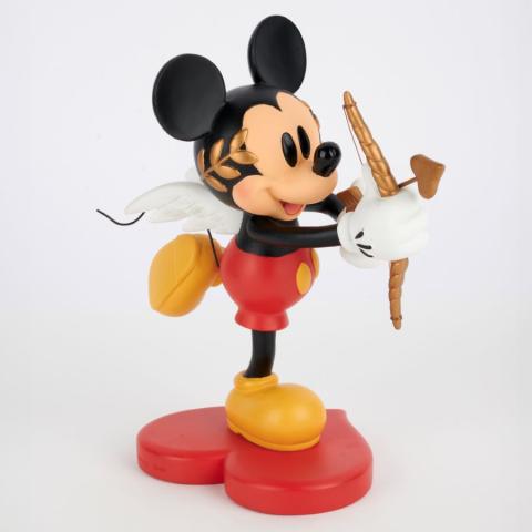 Mickey Mouse Disney Store Valentines Cupid Statue (c.2010s) - ID: may24004 Disneyana