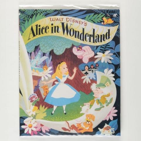 Alice in Wonderland Big Golden Book Letter Set from Japan - ID: may24008 Disneyana