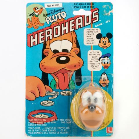 Pluto Heroheads Game by Lakeside Games (1981) - ID: may24010 Disneyana