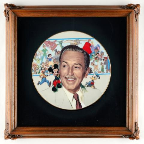 Walt Disney 85th Anniversary Decorative Plate (1986) - ID: may24032 Disneyana
