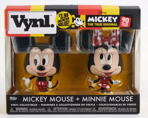 The True Original Vynl Mickey & Minnie Figurines by Funko Pop (2019) - ID: may24034 Disneyana