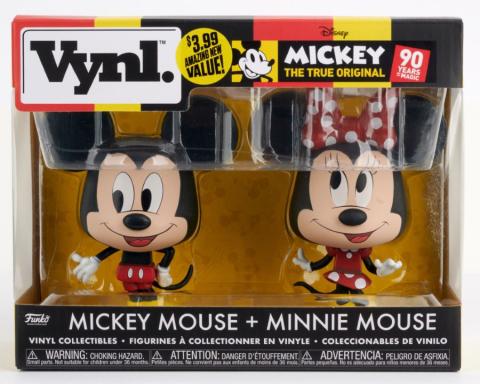 The True Original Vynl Mickey & Minnie Figurines by Funko Pop (2019) - ID: may24035 Disneyana
