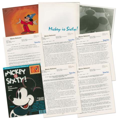 Mickey is Sixty Disneyland Event Press Kit (1988) - ID: nov23029 Disneyana