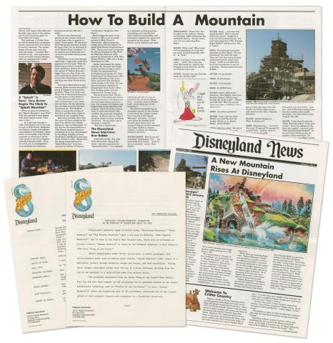 Splash Mountain Disneyland Press Release (1988) - ID: nov23033 Disneyana
