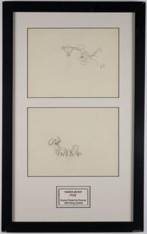 Pair of Trader Mickey Production Drawings (1932) - ID: novpluto21061 Walt Disney